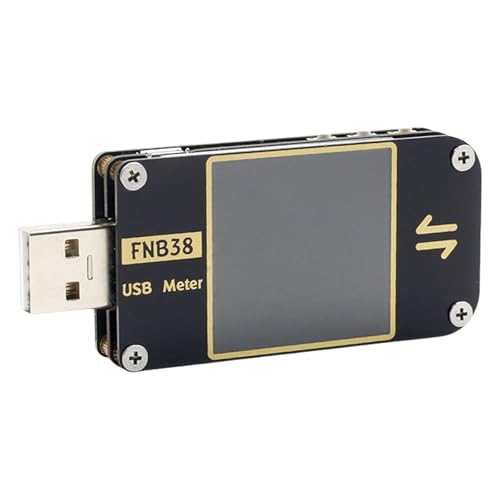 FNB38 Strom- und Spannungsmessgerät QC4+ PD3.0 2.0 Schnellladeprotokolle Kapazitätstester mit LCD-Bildschirm USB-Tester Mobile Power Testing von ERRORY