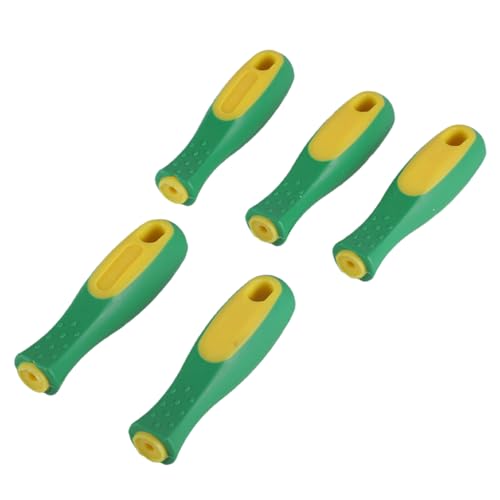 Feilengriff für Holz- und Metallarbeiten, bequemer Griff, verbesserte Werkzeughandhabung, flache und halbrunde Feilen, rutschfester Feilengriff, 5 Stück von ERRORY