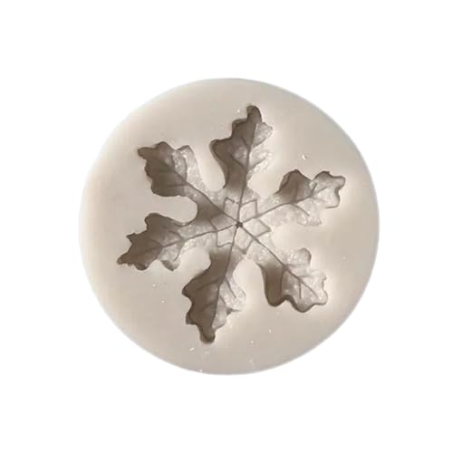 Flexibles Silikon-Schneeflockenform-Set für saisonales Backen und dekoratives Handwerk, handgefertigte Geschenke, Herstellung von Silikon-Schneeflocken-Backform von ERRORY