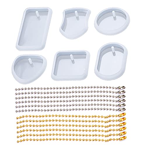 Geometrische Liebesherz, rund, Ellipse, quadratisch, rechteckig, Schildform, Anhängerform, UV-Kristallharz, perforiertes Silikon, zum Aufhängen, Epoxidharz von ERRORY