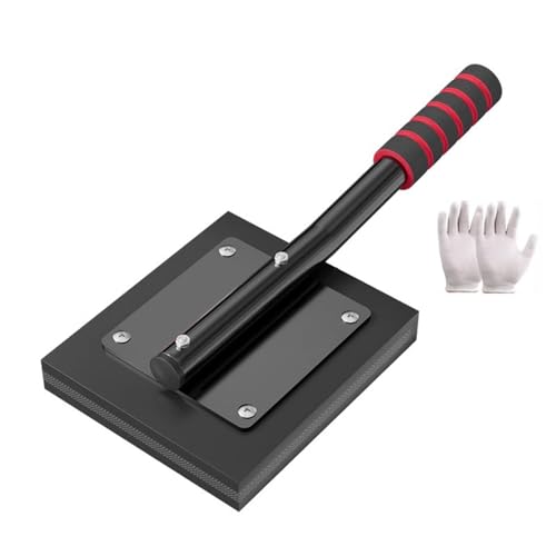 Gummihammer für empfindliche Oberflächen, ermüdungsresistenter Griff, professionelles Fliesen-Einstellinstrument, geräuschreduzierend, Bodenbelag Schlägel für Fliesen von ERRORY