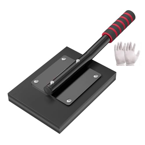 Gummihammer für empfindliche Oberflächen, ermüdungsresistenter Griff, professionelles Fliesen-Einstellinstrument, geräuschreduzierend, Bodenbelag Schlägel für Fliesen von ERRORY