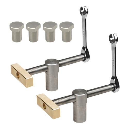 Holzbearbeitung Desktop Clip Quick Fixture Klemmwerkzeug Stahl Fast Fixed Clip Fast Hold Down Bank Dog Clamp Woodcraft Workbench Stabilitätsklemmen von ERRORY