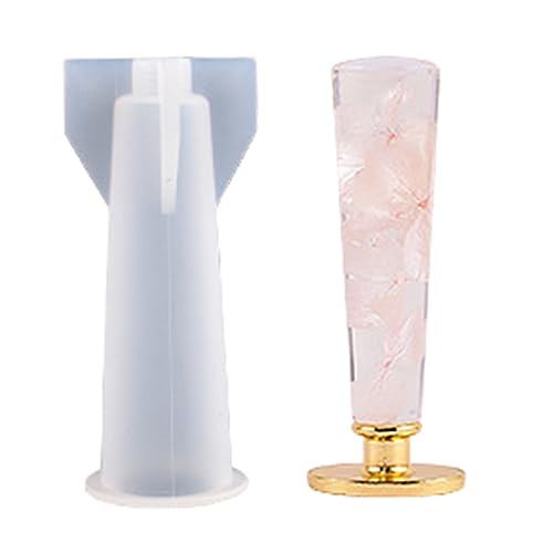 Kristallgriffform, Wachssiegelstempel, Harz, Siegelwachs für Heimwerker, Hilfswerkzeug, Kristall-Epoxid-Formen, Silikon von ERRORY