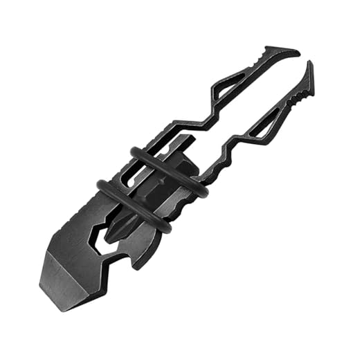 Mehrzweck-Edelstahl-Werkzeug mit 6 Funktionen, Schraubendreher, Sechskantschlüssel, Flaschenöffner, Pinzette, leicht, tragbar, Multitool Mehrzweck-Edelstahl-Werkzeug mit 6 Funktionen, Schraubendreher, Sechskantschlüssel, Flaschenöffner, Pinzette, leicht, tragbar, Multitool von ERRORY