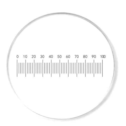 Mikroskop-Kalibrierungsschieber Bühnenmikrometer Okular Absehen Okulare Kalibrierlineal Objektive Mikrometer von ERRORY