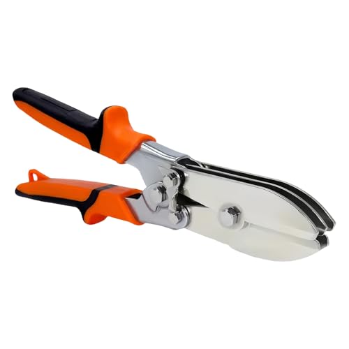 Professionelle Crimpzange mit 5 Rohren, ergonomisch, rutschfest, für Metallbearbeitung, Fallrohre, Rauchabzüge, kein Blech von ERRORY