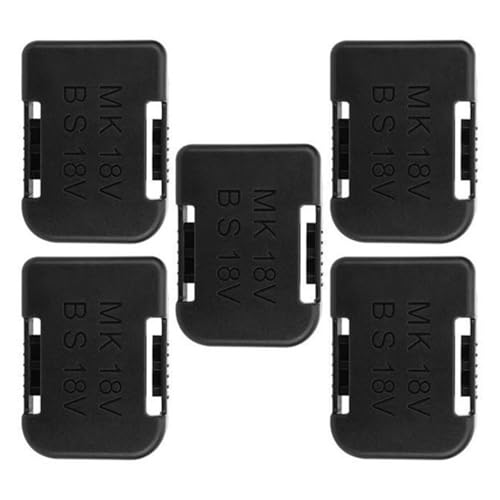 Robuste Wandhalterung für BL1415/BL1830 14,4 V/18 V Lithium-Packs mit Verriegelung, 5 Batterie-Halterungen von ERRORY