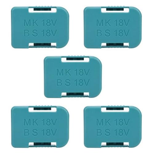 Robuste Wandhalterung für BL1415/BL1830 14,4 V/18 V Lithium-Packs mit Verriegelung, 5 Batterie-Halterungen von ERRORY