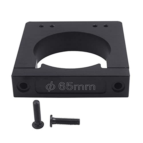 Spindelmotor-Halterung, 52/65/80 mm, Aluminiumschaft, Spindel-Montage-Set für Oberfräse, Gravierer, Motorhalter-Ständer von ERRORY