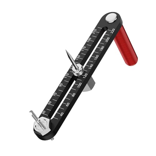 Verstellbarer Rundschneider für präzisen Schnitt für 50–210 mm Lochgrößenbereiche, verstellbare Lochsäge, Tischschneiderführung von ERRORY