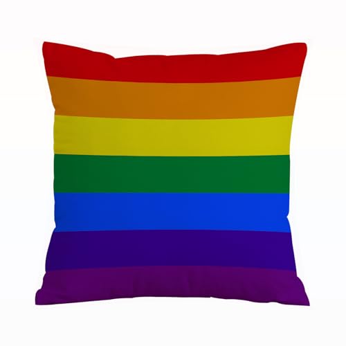 ERRTU Kissenbezug 40x40 cm,Pole LGBT Original 8 Liebesfarben Gay Pride Regenbogen Homosexualität Asexuell Bi,Dekokissen Kissenbezüge Deko Kissen Bezug Wohnzimmer Zierkissen für Sofa Stuhl Bett Garten ERRTU Kissenbezug 40x40 cm,Pole LGBT Original 8 Liebesfarben Gay Pride Regenbogen Homosexualität Asexuell Bi,Dekokissen Kissenbezüge Deko Kissen Bezug Wohnzimmer Zierkissen für Sofa Stuhl Bett Garten von ERRTU