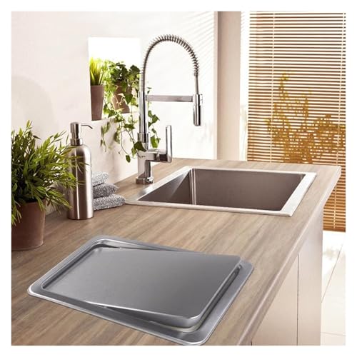 ERRULAN edelstahl mülleimer abdeckung Eingebauter Mülleimerdeckel für die Arbeitsplatte im Badezimmer, versenkte Mülleimerabdeckungen, wasserdichte Abfallklapptür(Silver,9.4x6.1-10.4x7in Opening) ERRULAN edelstahl mülleimer abdeckung Eingebauter Mülleimerdeckel für die Arbeitsplatte im Badezimmer, versenkte Mülleimerabdeckungen, wasserdichte Abfallklapptür(Silver,9.4x6.1-10.4x7in Opening) von ERRULAN