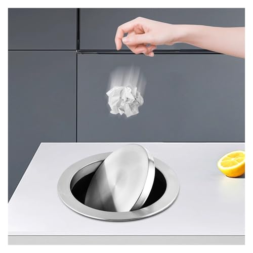 edelstahl mülleimer abdeckung Runder eingebetteter Abfalldeckel für die Arbeitsplatte, integrierte Klappdeckelabdeckung, Restaurant-Mülleimerplatte aus Edelstahl 304(Silver,19.3-23cm/7.6-9in Opening) edelstahl mülleimer abdeckung Runder eingebetteter Abfalldeckel für die Arbeitsplatte, integrierte Klappdeckelabdeckung, Restaurant-Mülleimerplatte aus Edelstahl 304(Silver,19.3-23cm/7.6-9in Opening) von ERRULAN