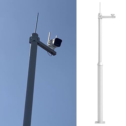üBerwachungskamera halterung Überwachungskamera-Mast für den Außenbereich, universeller Kameraüberwachungsmast und Halterung mit Blitzableiter, Mehrwinkel-Überwachungsmontagemast für Parkplätze, Gewer üBerwachungskamera halterung Überwachungskamera-Mast für den Außenbereich, universeller Kameraüberwachungsmast und Halterung mit Blitzableiter, Mehrwinkel-Überwachungsmontagemast für Parkplätze, Gewer von ERRULAN