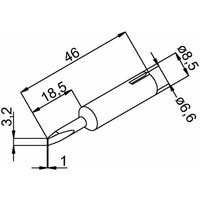 Ersa Gmbh - Lötspitze meißelförmig 3,2mm sb Nr.0832EDLF Ersa von ERSA GMBH