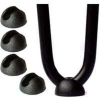 10 Stück Haarnadel-Silikon-Möbelbeinschützer – Schwarz (10 mm) von ERSANDY
