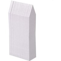 Ersandy - 100 Stück Kunststoff-Pflanzenetiketten, weiße Kunststoff-Gartenetiketten 10x2cm von ERSANDY