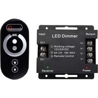 Ersandy - 12 v LED-Funk-Touch-Dimmer – dc 12 v mit Fernbedienung für alle DC-dimmbaren LED-Leuchten – 18 a kabelloser Touch-Dimmer von ERSANDY