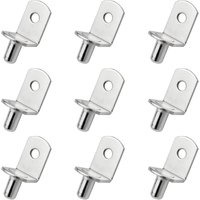 25 Stück Regalstützklammern aus Metall, Regalstützstifte für Regale, L-förmige Stützhalterung für Holz- oder Glasschränke, Schränke, Bücherregale 25 Stück Regalstützklammern aus Metall, Regalstützstifte für Regale, L-förmige Stützhalterung für Holz- oder Glasschränke, Schränke, Bücherregale von ERSANDY