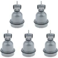 5 Stück E27 LED-Lampensockel, wasserdichter Lampenhalter, Schweine-Sockel-Adapter von ERSANDY
