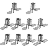 E10 LED-Lampen, Sockel, 10 Stück, Schraubmontage, Lampenfassungen für Zuhause, Experimentierschaltung, elektrisches Testzubehör von ERSANDY