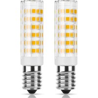 Ersandy - E14 LED-Lampe für Haube, 9 w, 50 w Halogen-Äquivalent, 550 lm, warmweiß 3000 k, kleine Edison-Schraube, nicht dimmbar, 2 Stück von ERSANDY