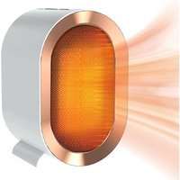 Ersandy - Elektrischer Keramik-Heizlüfter mit 1200 w, 2 Heizstufen und Überhitzungsschutz, schnelles und leises Heizen bei geringem Energieverbrauch von ERSANDY