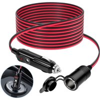 3M-Zigarettenanzünder-Verlängerungskabel, 12V/24V-Autoladegerät, Zigarettenanzünderbuchse, wasserdichter, staubdichter 16-AWG-Adapter mit 3M-Zigarettenanzünder-Verlängerungskabel, 12V/24V-Autoladegerät, Zigarettenanzünderbuchse, wasserdichter, staubdichter 16-AWG-Adapter mit von ERSANDY