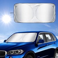 Ersandy - Auto-Windschutzscheiben-Sonnenschutz, faltbare Front-Windschutzscheiben-Visierabdeckung, Anti-UV-reflektierender Schutz, Sonnenschirm-Block von ERSANDY