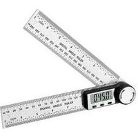 Ersandy - Digitales Winkellineal, 2-in-1-Digital-Winkelmesser mit HOLD/Umdrehungsnullumkehr, 200-mm-Edelstahl-Winkelmessung mit LCD-Anzeige mm/Zoll von ERSANDY