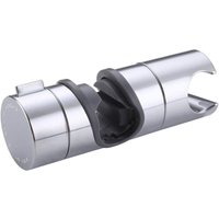 Ersandy - Duschhalterung, 18–25 mm Durchmesser, Duschhalterung, Badezimmerzubehör, verstellbare Duschsäule, Ersatz-Duschkopfhalterung, ABS-Chrom, von ERSANDY