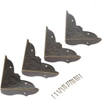 Ersandy - Eckenschutz, Eckenschutz, Metall-Deko-Kanten-Eckenschutz für Schmuck, Weintruhe, Geschenkbox, Holzkiste von ERSANDY