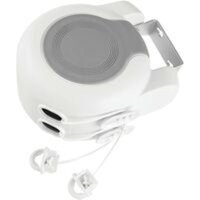 Erweiterbare Wäscheleine – Wandmontierter Wäscheständer für den Innen- und Außenbereich aus Kunststoff und Metall – 40 Fuß lange Wäscheleine für von ERSANDY