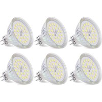 Ersandy - GU5.3 MR16 LED-Leuchtmittel, 12 v, 3,8 w, entspricht 40 w Halogen, LED-Spot GU5.3, Kaltweiß 6000 k, nicht dimmbar, 430 Lumen, von ERSANDY