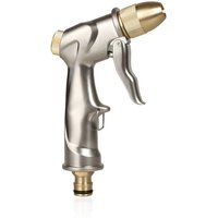 Ersandy - Gartenschlauch-Sprühpistole mit Vollmessingdüse, robuste Wasserpistole aus 100 % Metall, Hochdruck-Sprühdüse zum Gießen von Pflanzen, Ersandy - Gartenschlauch-Sprühpistole mit Vollmessingdüse, robuste Wasserpistole aus 100 % Metall, Hochdruck-Sprühdüse zum Gießen von Pflanzen, von ERSANDY