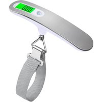 Ersandy - Gepäckwaage, elektronischer Koffer, tragbare Waage, max. 50 kg (lb, g, oz, kg), Tara-Funktion, Feststellgewicht, Batterie für von ERSANDY