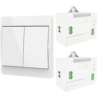Kabelloser selbsterzeugender Lichtschalter, Funkfrequenzschalter und Relaisempfänger, Controller mit Sicherung, kinetischer Schalter ohne Batterie von ERSANDY