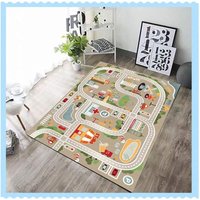 Ersandy - Kinderteppich Spielmatte Street Car Animal Universe 120x160 cm Ersandy - Kinderteppich Spielmatte Street Car Animal Universe 120x160 cm von ERSANDY
