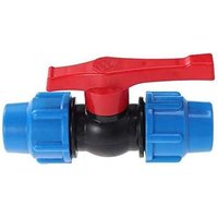 Ersandy - MDPE-Kunststoff-Kugelhahn-Kompressionsschlauchanschluss mit Inline-Kugelhahn zur Verwendung mit Wasserrohren 32 mm von ERSANDY
