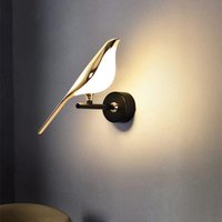 Magpie Wandlampe Wohnzimmer tv Hintergrund Wandleuchte Luxus Hotel Schlafzimmer Nachttischlampe einfache und kreative rote Vogel Wandlampe von ERSANDY