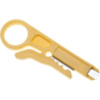 Ersandy - RJ45-Kabelabisolierer elektrisch von Cable Stripper / 110 Style Punch Down idc Tool für lan idc RJ11 Cat5 Cat6 Audio- und Video-Isolierung von ERSANDY