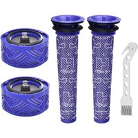 Ersandy - Staubsauger-Zubehör, Dy-son Ersatzfilter für V6 Staubsauger-Zubehör, kompatibel mit Dy-son V6 Absolute V6 Animal V6 Motörhead V6 hepa von ERSANDY