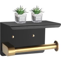 Toilettenpapierhalter mit Ablage, wandmontierter Toilettenpapierhalter (perforiert/nicht perforiert), Toilettenpapierhalter, Toilettenpapierhalter von ERSANDY