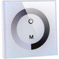 Ersandy - Wand-Touch-Lichtschalter, LED-Lichtdimmer-Helligkeitsregler, einfarbiges Touchpanel für LED-Lichtleisten-Controller dc 12 V-24 v (weiß) von ERSANDY