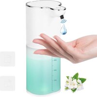 Ersandy - Wandmontierter automatischer Seifenspender, 400 ml automatischer Seifenspender, mit wiederaufladbarem usb, IPX5 wasserdichter von ERSANDY