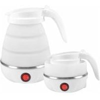 Zusammenklappbarer Reisewasserkocher, 600 ml, für Camping, elektrischer Wasserkocher, Silikon, Mini-Reisewasserkocher mit Edelstahlboden, tragbarer Zusammenklappbarer Reisewasserkocher, 600 ml, für Camping, elektrischer Wasserkocher, Silikon, Mini-Reisewasserkocher mit Edelstahlboden, tragbarer von ERSANDY