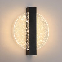Ersandy - w dimmbare LED-Wandleuchte, moderne Innenwandleuchte aus Aluminium, LED-Wand-Nachttischlampe, schwarze runde Acryl-Wandleuchte für Ersandy - w dimmbare LED-Wandleuchte, moderne Innenwandleuchte aus Aluminium, LED-Wand-Nachttischlampe, schwarze runde Acryl-Wandleuchte für von ERSANDY