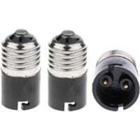 Fineled E27-auf-B22-Glühbirnen-Adapter – Konverter, E27-Edison-auf-B22-Bajonett-Glühbirnensockel-Konverter (3er-Pack) von ERSANDY