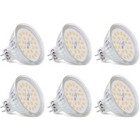 Ersandy - MR16 LED-Spot-Leuchtmittel, GU5.3-Sockel, warmweiß 2700 k, 3,8 w, entspricht 40 w Halogen, LED-Spot GU5.3 12 v, nicht dimmbar, 430 Lumen, von ERSANDY